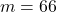 m=66