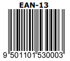 Os códigos de barras. Formato EAN-13.