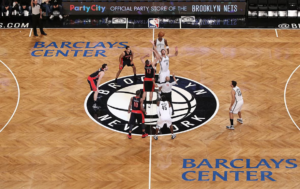 Enfrontamento entre Brooklyn Nets e Toronto Raptors na tempada 2012-2013. Fonte: nba.com.